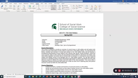 Thumbnail for Syllabus Review