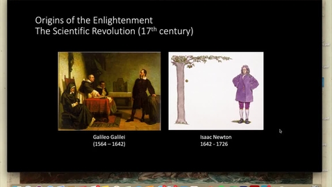 Thumbnail for entry Lecture 1.3 - Part 5 (Origins of the Enlightenment) 