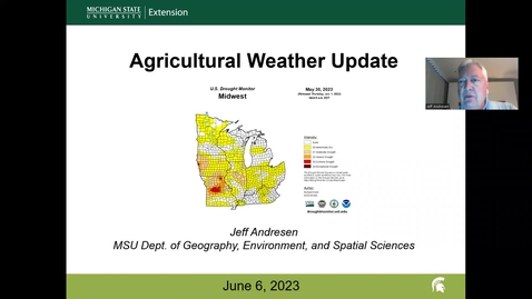 Thumbnail for entry Agricultural Weather Update - June 6, 2023