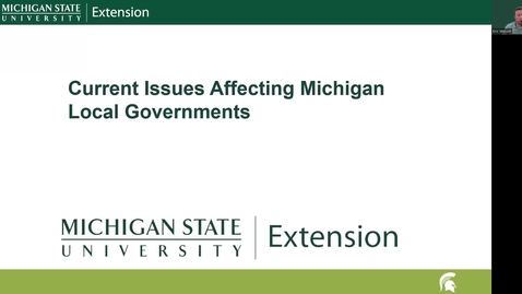 Thumbnail for Current Issues Affecting Michigan Local Governments: Expanding Broadband Access
