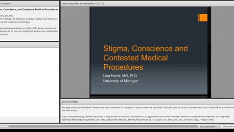 Thumbnail for entry Stigma, Conscience and Contested Medical Procedures