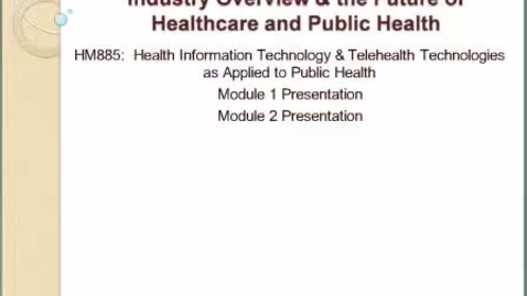 Thumbnail for HM 885 Mod 1-2 Lecture
