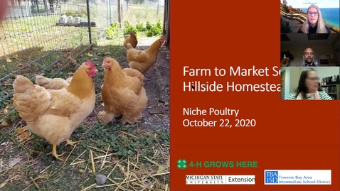 Thumbnail for entry Poultry Session 3 Farm to Market Webinar Series 10-22-20