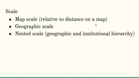 Thumbnail for ISS310: Globalization: Geographic Scale