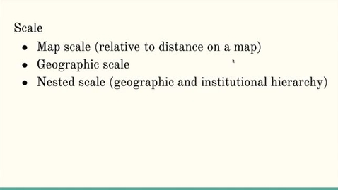 Thumbnail for entry ISS310: Globalization: Geographic Scale