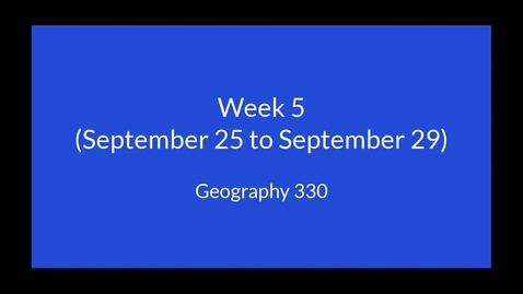 Thumbnail for GEO33: Week 5 Great Lakes &amp; Corn Belt