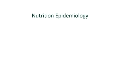 Thumbnail for entry Module 4- Nutrition Epidemiology Study Designs