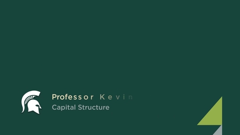 Thumbnail for entry Capital Structure