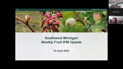 Thumbnail for entry South Michigan Fruit Update 04242023