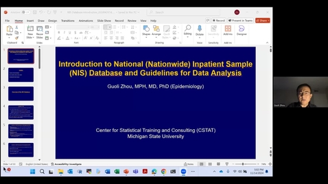 Thumbnail for CSTAT 2024 Fall Semester - Datasets: National (Nationwide) Inpatient Sample (NIS)