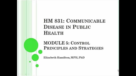 Thumbnail for HM831 Mod5DiseaseControl