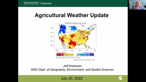 Thumbnail for entry Agricultural weather forecast for July 20, 2022