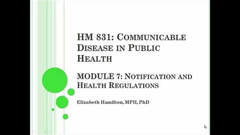Thumbnail for HM831 Mod7NotificationHealth