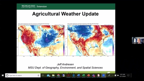 Thumbnail for Agricultural Weather Update - June 11, 2024