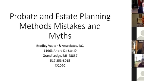 Thumbnail for Elder Law Attorney Brad Vauter