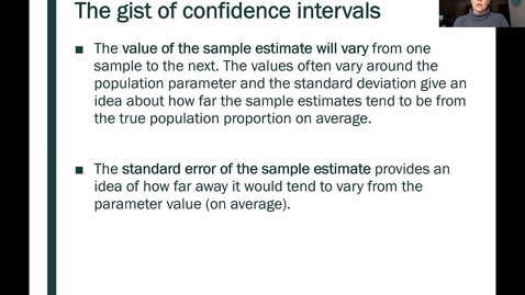 Thumbnail for STT 200 One Proportion Confidence Intervals, Part 2