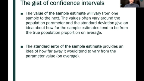 Thumbnail for entry STT 200 One Proportion Confidence Intervals, Part 2