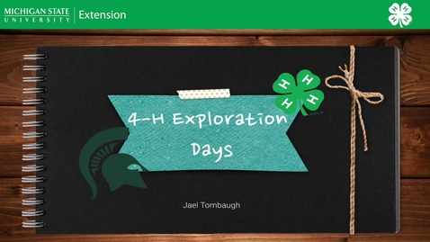 Thumbnail for entry Exploration Days Presentation Video 1