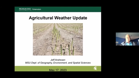 Thumbnail for entry Agricultural Weather Update - May 17, 2023
