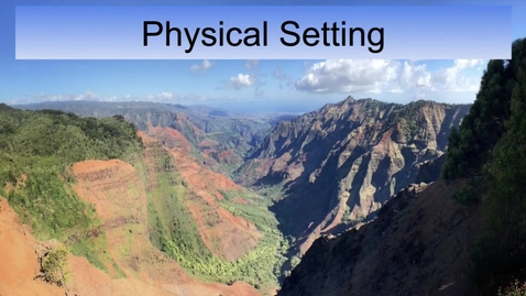 Thumbnail for GEO330: Pacific &amp; Far North: Physical Setting