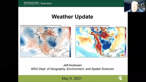 Thumbnail for entry Agricultural weather forecast for May 4, 2021