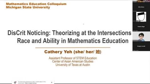 Thumbnail for entry 2023-12-7 Yeh Colloquium  Video