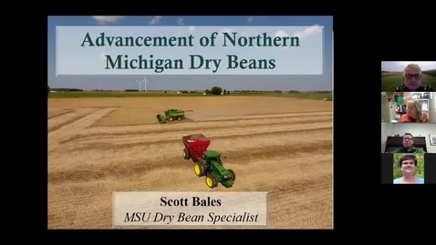 Thumbnail for entry Advancement of N MI Dry Beans  Scott Bales  Jan 15 2021