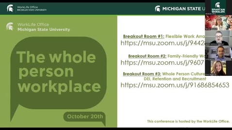 Thumbnail for entry Whole-Person Workplace Conference: Welcome &amp; Keynote Scott Behson