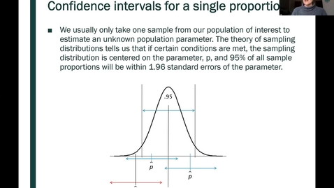 Thumbnail for entry STT 200 One Proportion Confidence Intervals, Part 1