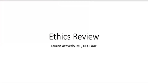 Thumbnail for entry OST582 Ethics Review 