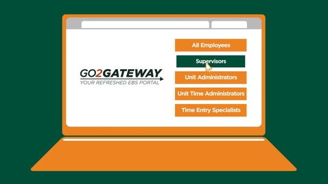 Thumbnail for Go2Gateway Awareness Video for Supervisors