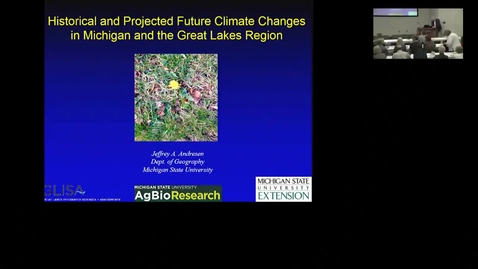 Thumbnail for Historical and projected future climate changes in Michigan and the Great Lakes region