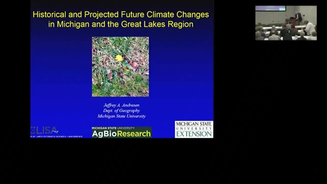 Thumbnail for entry Historical and projected future climate changes in Michigan and the Great Lakes region