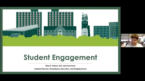 Thumbnail for entry Resident Assistant Community Engagement Training