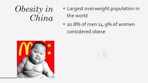 Thumbnail for entry ISS 330b Obesity in China