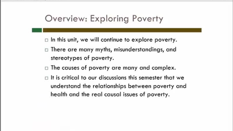 Thumbnail for What is Poverty