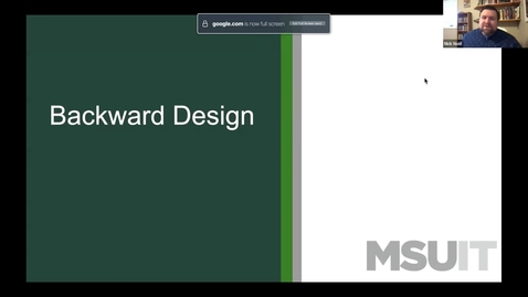 Thumbnail for entry Backwards Design (10/14/2022)