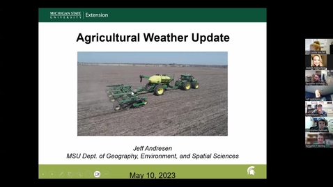 Thumbnail for entry Agricultural Weather Update - May 10, 2023