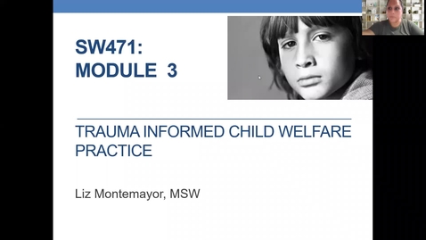 Thumbnail for entry Trauma Informed Child Welfare Practice