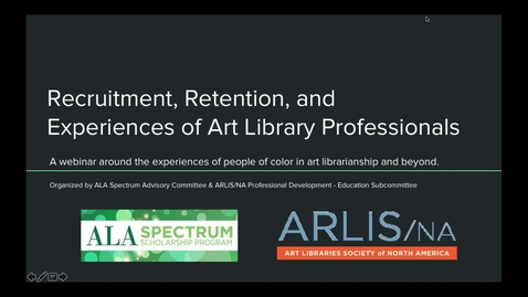 Thumbnail for Recruitment, Retention, and Experiences of Art Library Professionals