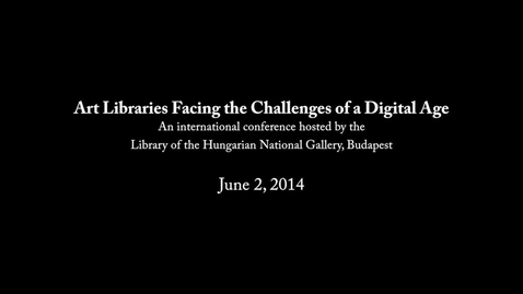 Thumbnail for entry Beyond the Digital Paradigm: Collective Collections &amp; Services