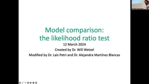 Thumbnail for 09 Model comparison: LRT