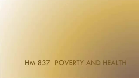 Thumbnail for 7.1 Stress, Poverty and Health