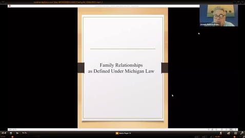 Thumbnail for entry Family Legal relationships as Defined Under Michigan Law