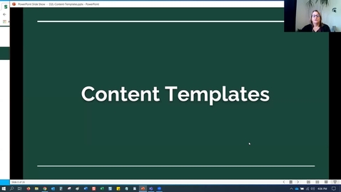 Thumbnail for entry Using Content Templates for Consistent Course Design (04.06.23)