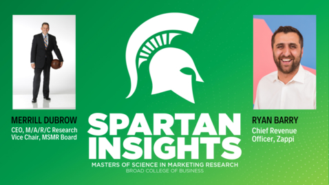 Thumbnail for Spartan Insights Podcast- Interview with Ryan Barry, CRP at Zappi (part 2)