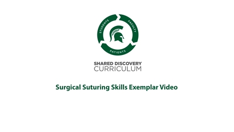 Thumbnail for Surgical Suturing Skills.mp4
