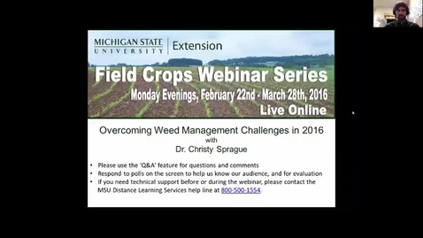Thumbnail for entry Overcoming Weed Management Challenges in 2016