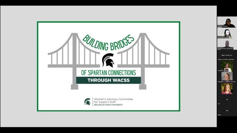 Thumbnail for entry Building Bridges of Spartan Connections through Committee Work