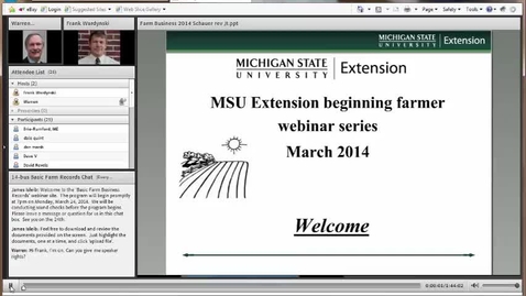Thumbnail for Farm Business Basics Part 1 of 2    2015